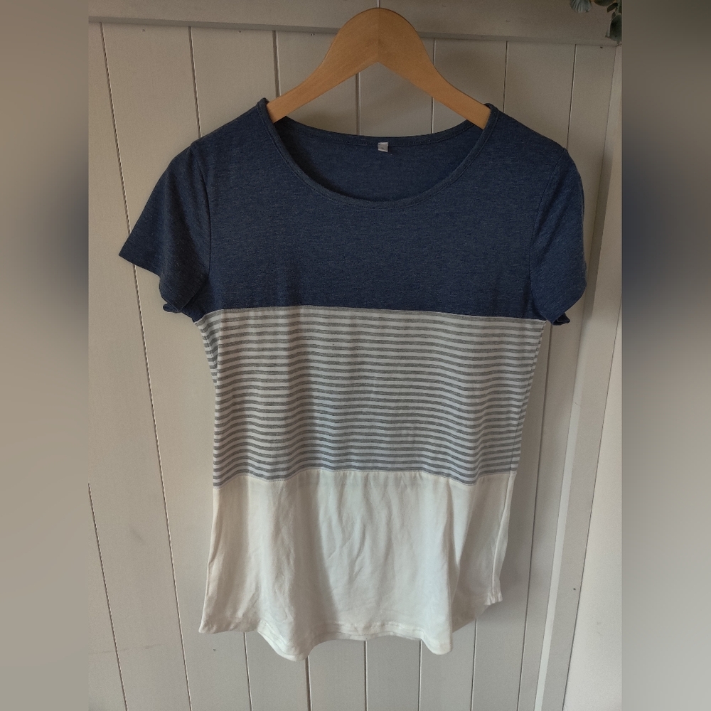 Amazon color block top